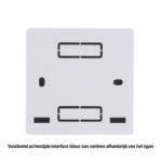 EasyComfort-484 thermostaat interface achterkant