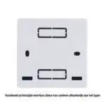 EasyComfort-484 thermostaat interface achterkant
