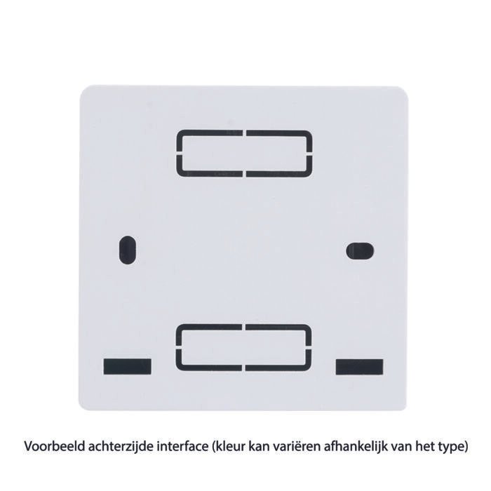 EasyComfort-484 thermostaat interface achterkant