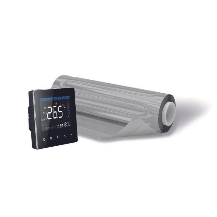 Magma-Alu-elektrische-vloerverwarming-mat-met-Helios-120 thermostaat