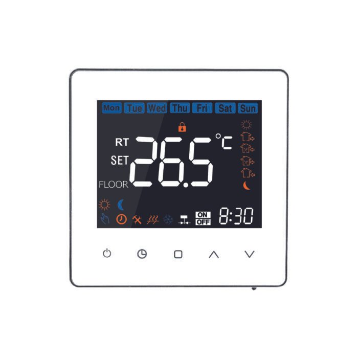 Helios-640 wifi thermostaat voor elektrische vloerverwarming front