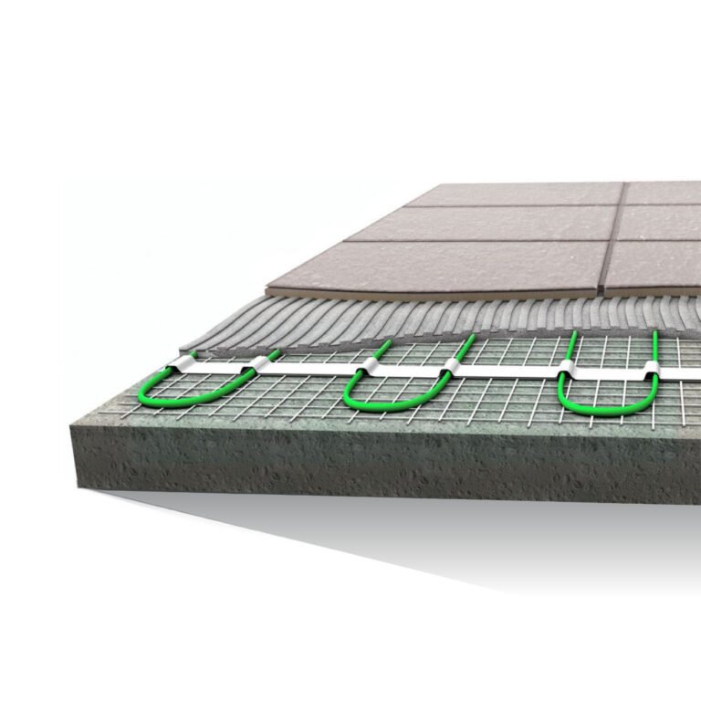 Opbouw vloer bij elektrische vloerverwarming