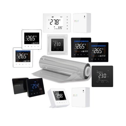 Elektrische vloerverwarming met thermostaten