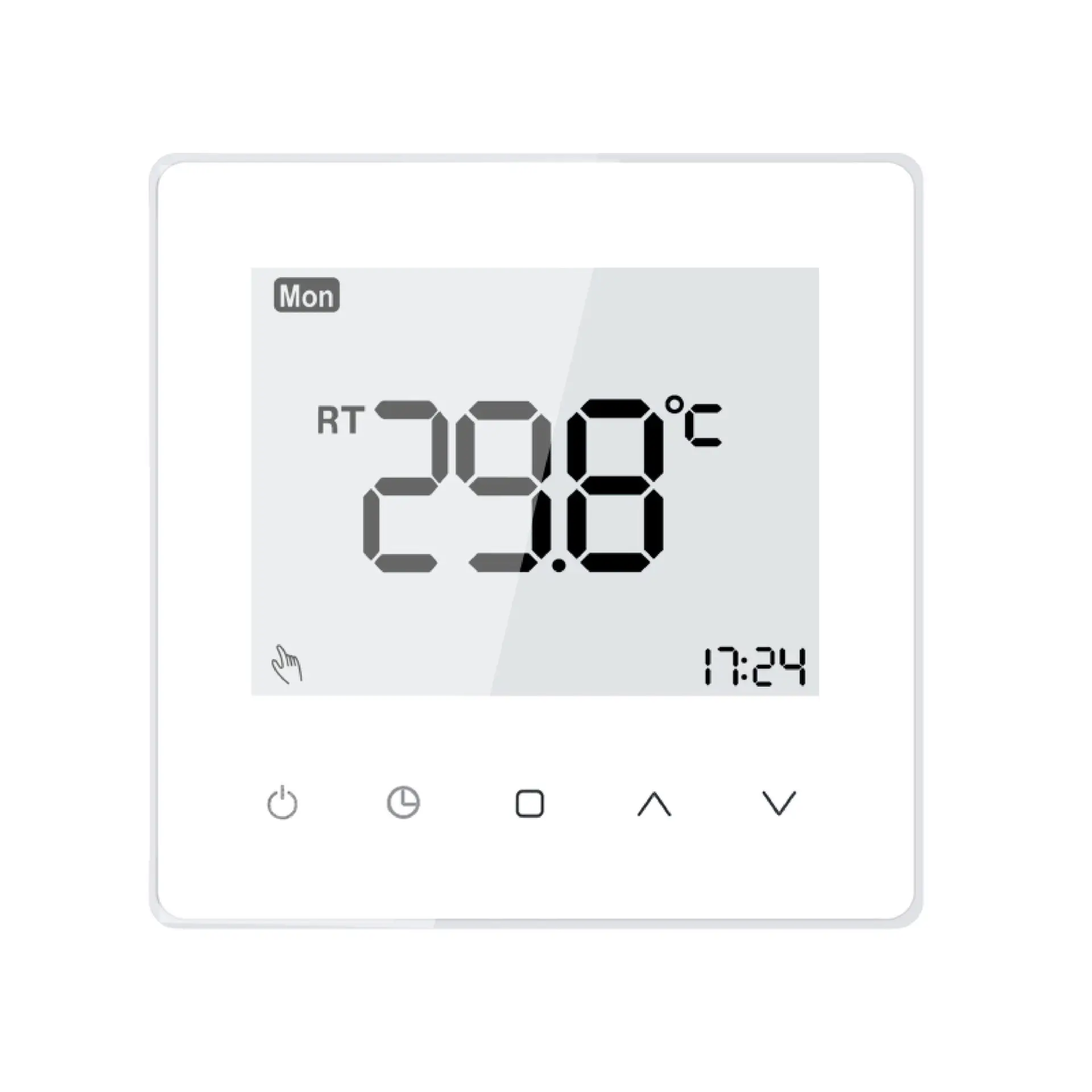 Vesta 410 front Vesta-410 thermostaat voor centrale verwarming en stadsverwarming
