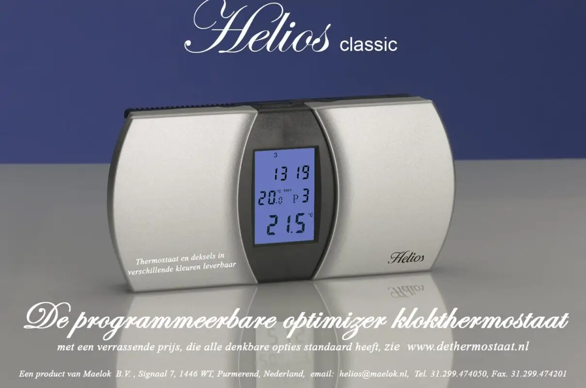 Helios optimizer thermostaat