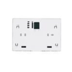 Achterzijde Easycomfort 728 wifi thermostaat, wit